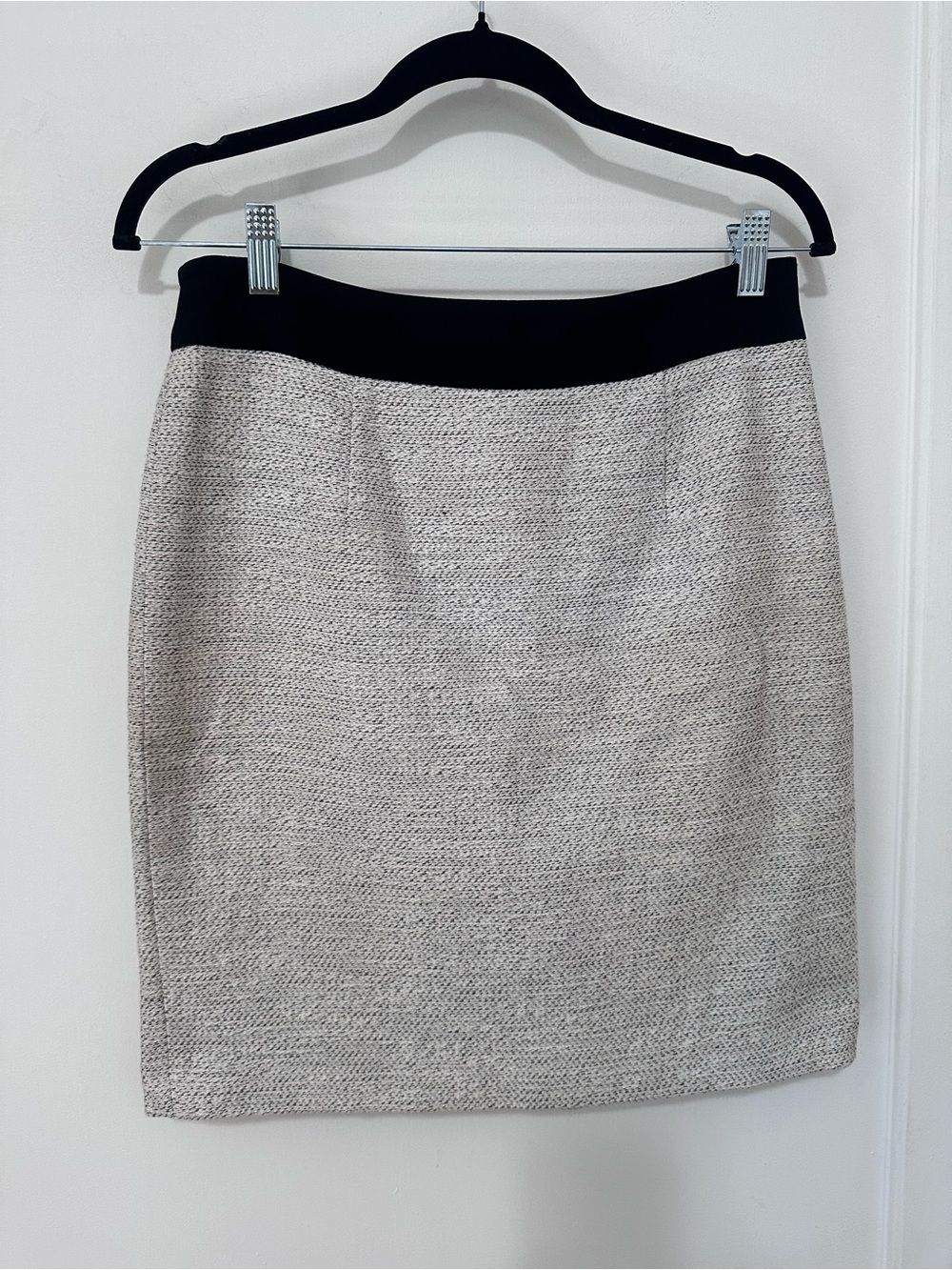 Banana Republic black/ivory tweed mini skirt -4P